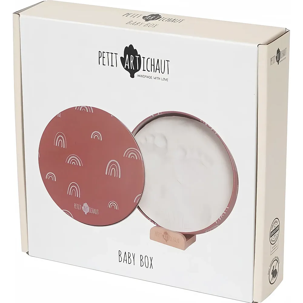 Petit Artichaut Baby Box Rund - Rainbow Terracotta