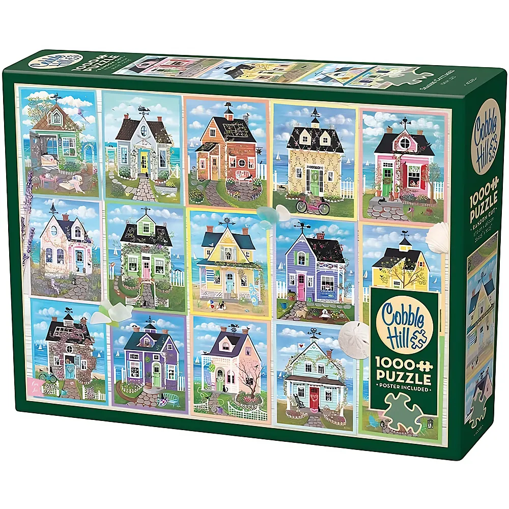 Cobble Hill Puzzle Cottages am Meer - 1000 Teile