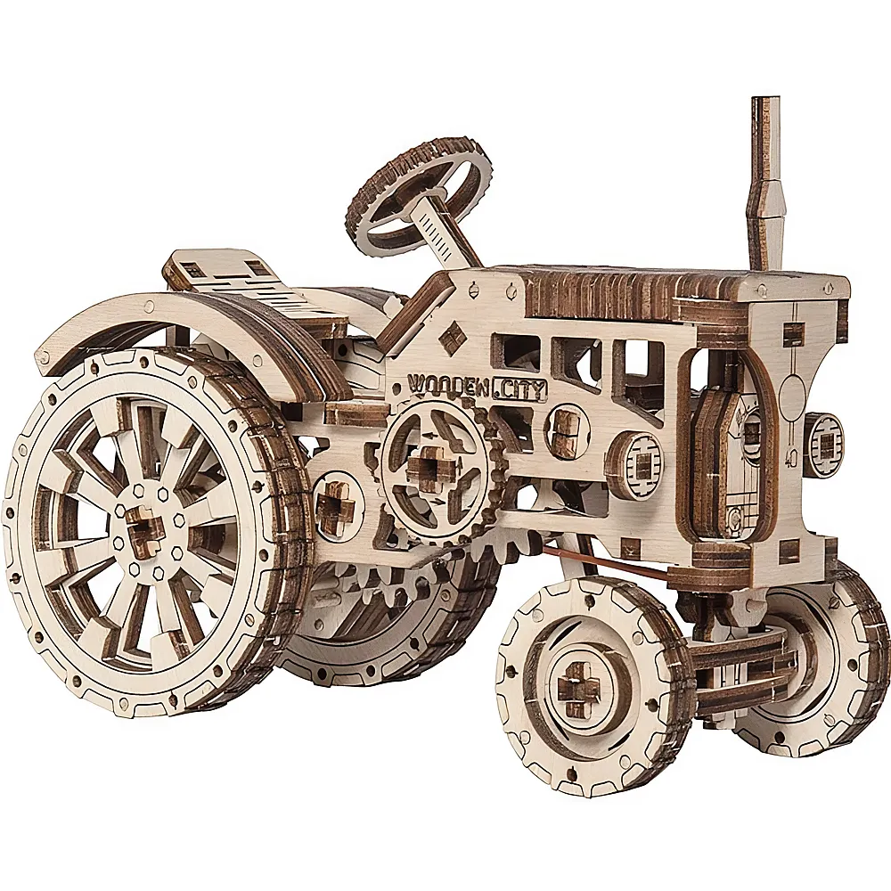 Wooden City Traktor 164Teile