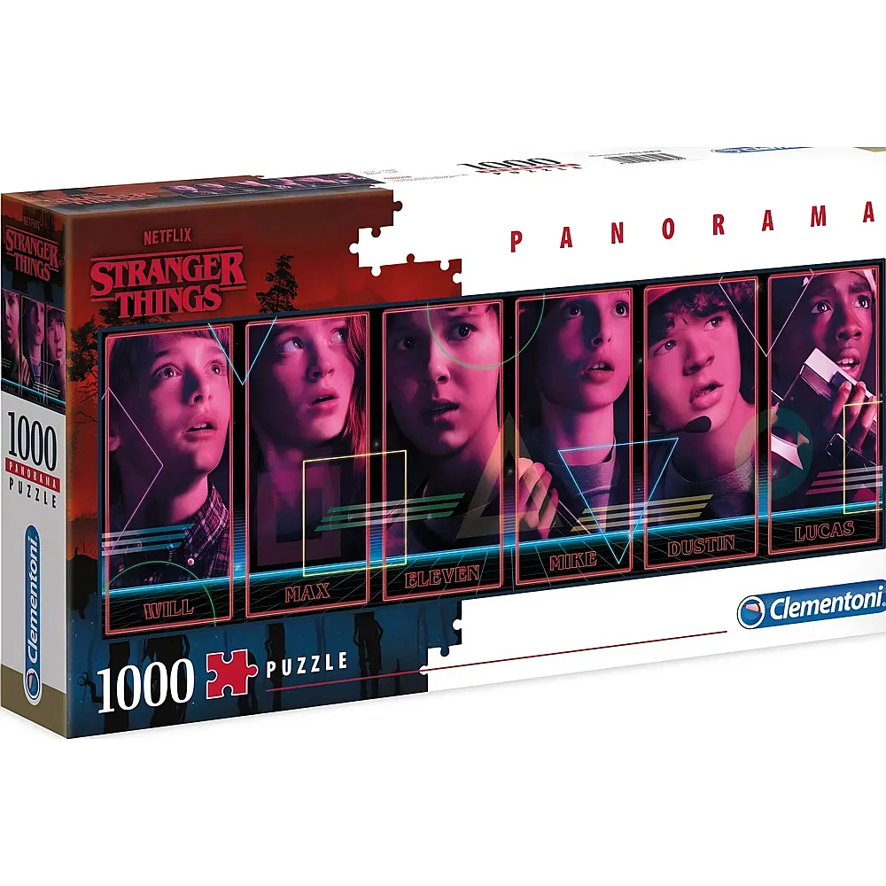 Clementoni Puzzle Panorama Stranger Things 1000Teile