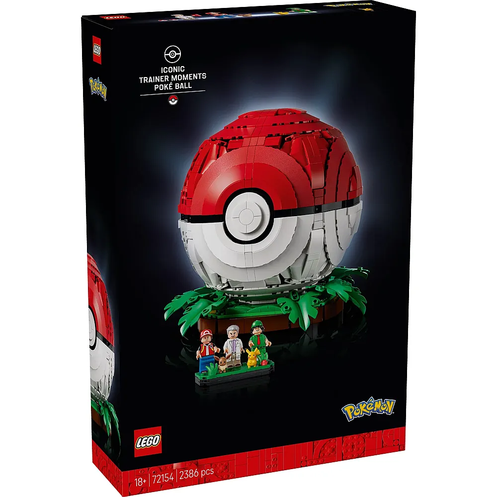 LEGO Pok�mon Pok�ball mit Beeindruckenden Trainermomenten 72154
