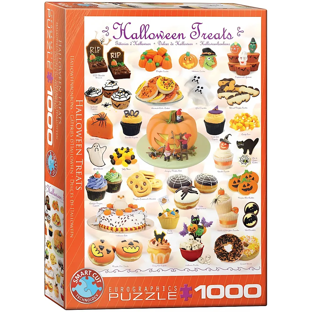 meinspielzeug - Eurographics Puzzle S�ssigkeiten zu Halloween 1000Teile | Puzzle 1000 Teile