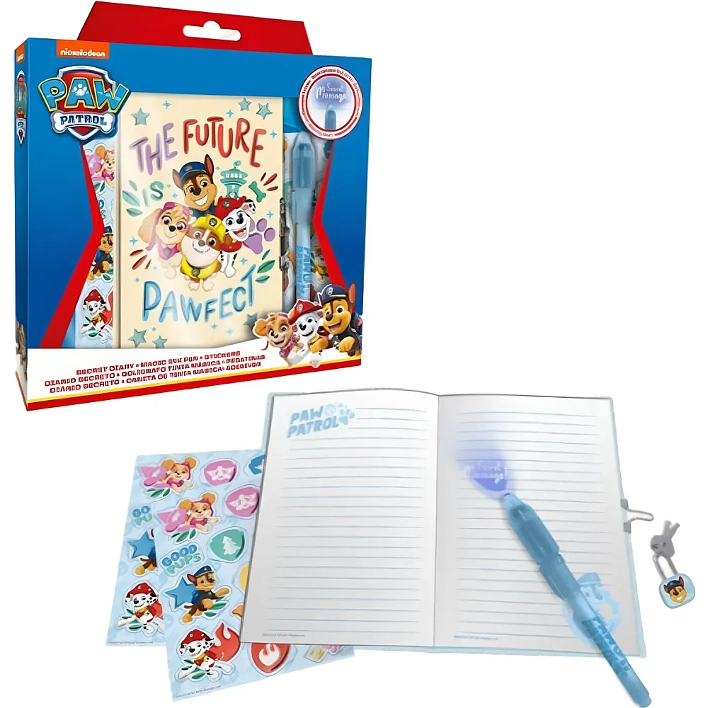 Kids Licensing Paw Patrol Tagebuchset | Schule & Kindergarten