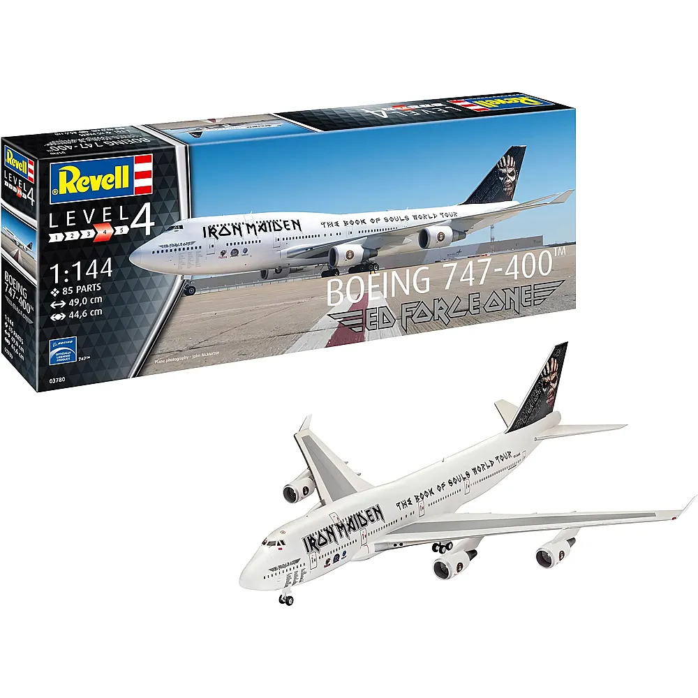 meinspielzeug - Revell Level 4 Modellbausatz Boeing 747-400 Ed Force One | Modellbausatz Flugzeuge