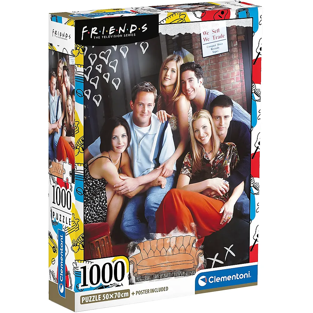 Clementoni Puzzle Netflix Friends 1000Teile
