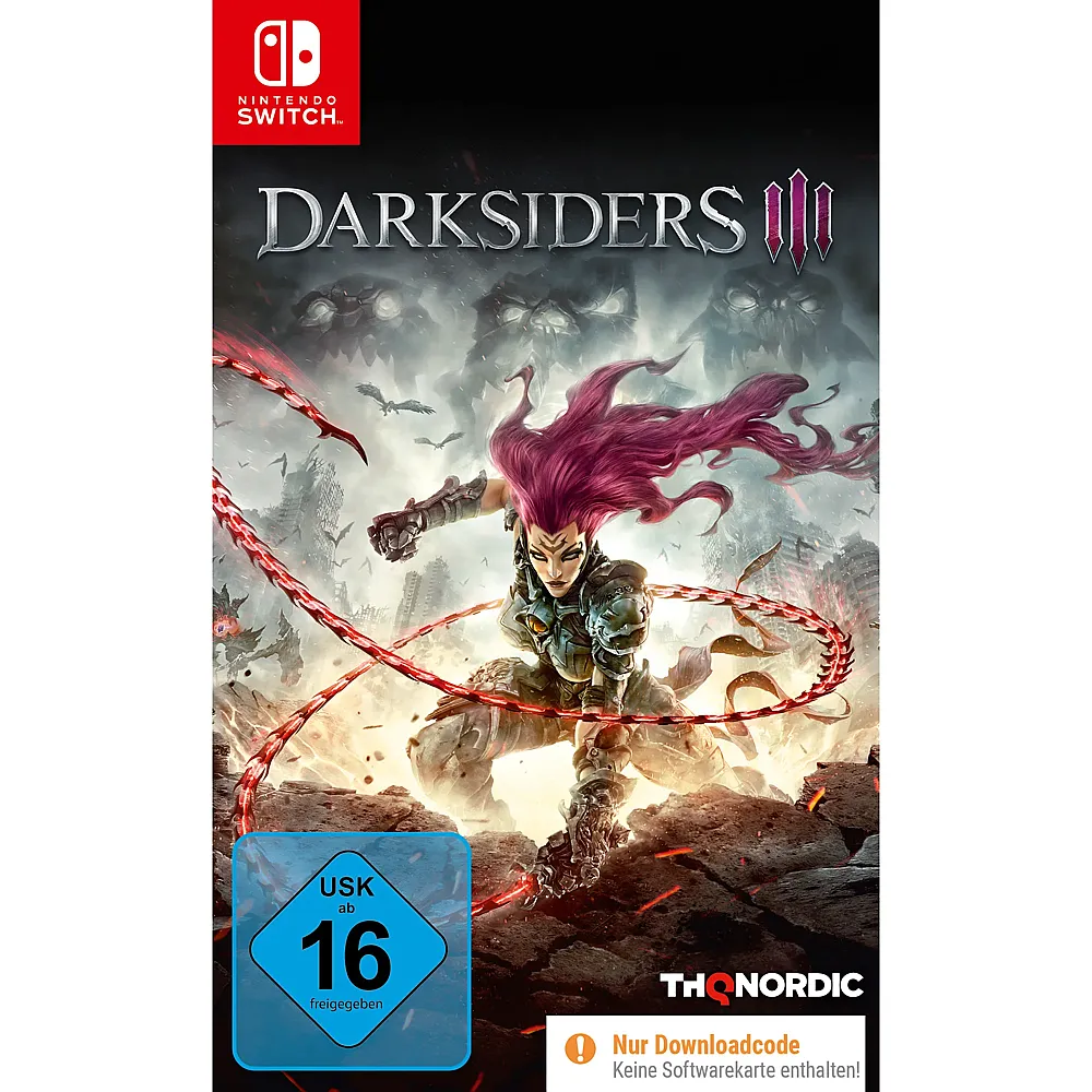 THQ Nordic Switch Darksiders 3 Code in a Box