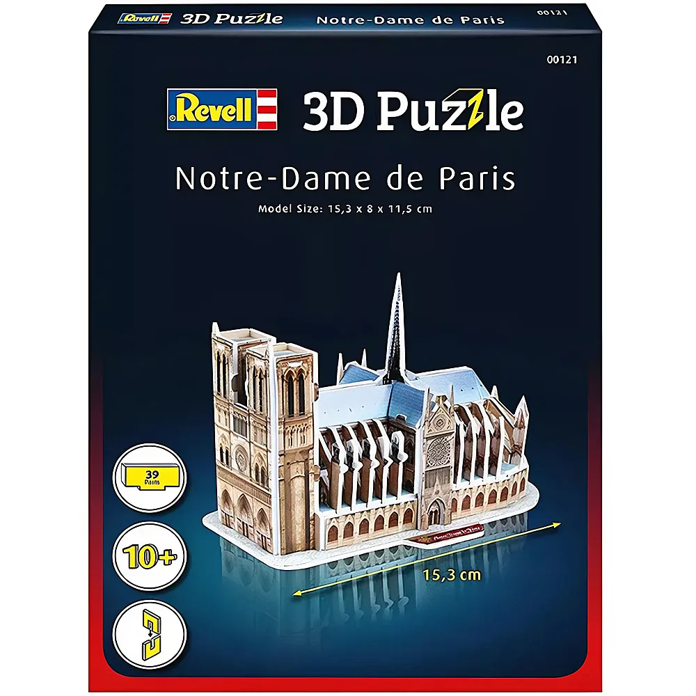 Revell Puzzle Notre-Dame de Paris 39Teile | 3D Puzzle