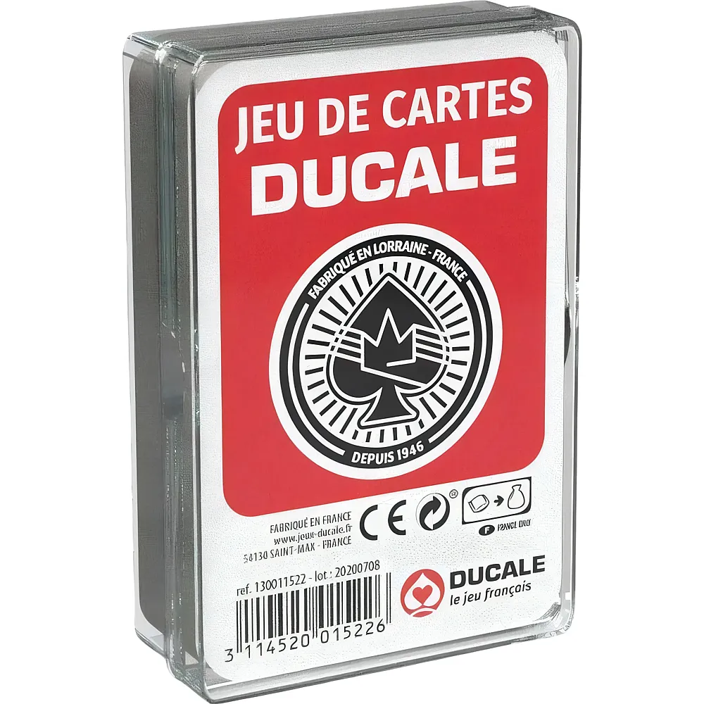Cartamundi Ducale Boite Plastique 54 Cartes Sous Presentoir
