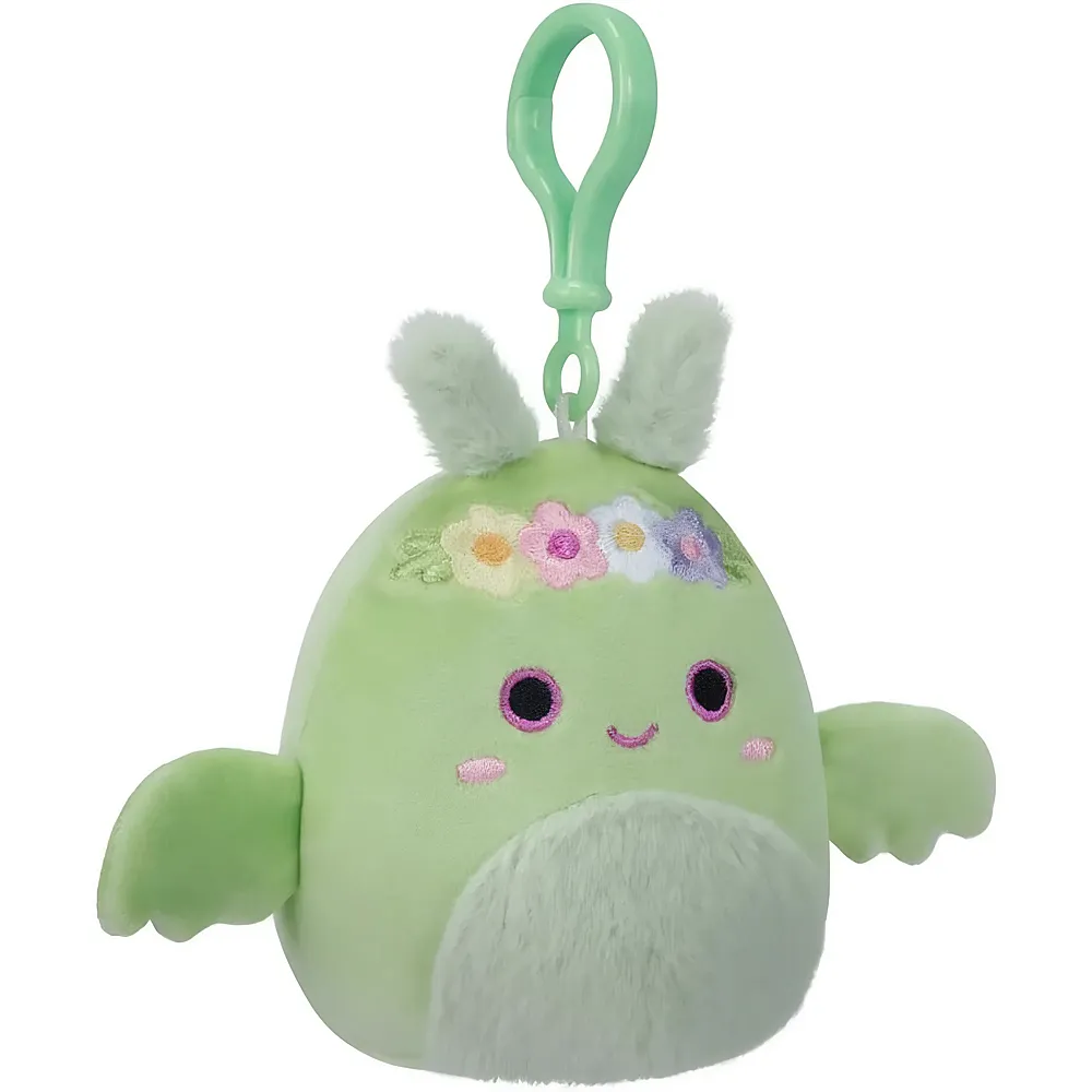Squishmallows Tove The Moth zum Anklippen - 9 cm | Accessoires