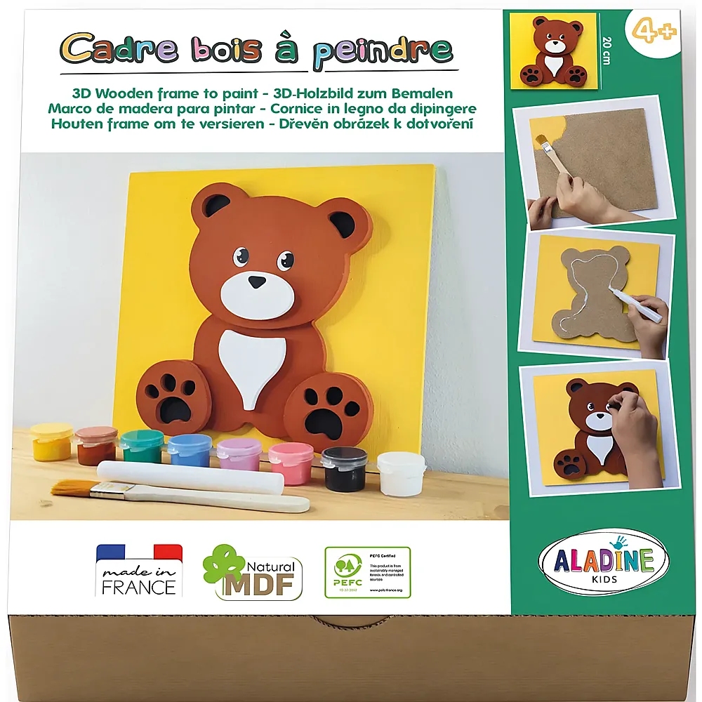 Aladine 3D-Holzbild zum Bemalen B�rchen