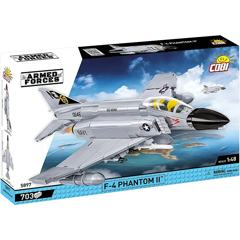 COBI Armed Forces F-4 Phantom II US Navy - USS Midway 5897