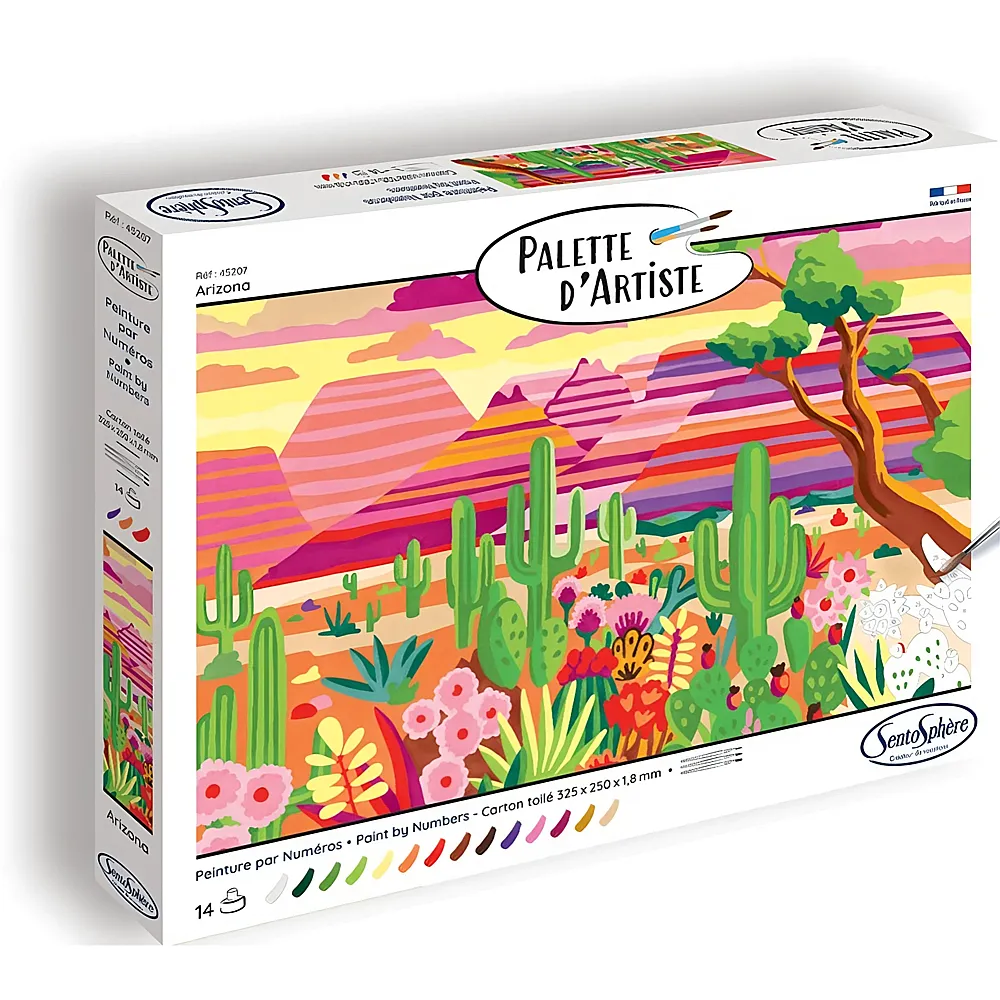 Sentosphere Palette d'Artiste Malen nach Zahlen Arizona