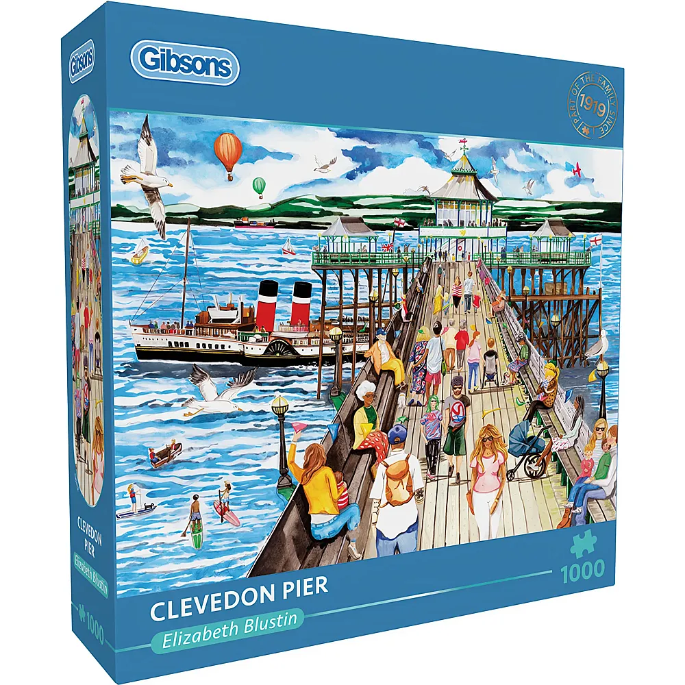 Gibsons Puzzle Elizabeth Blustin Clevedon Pier - 1000 Teile