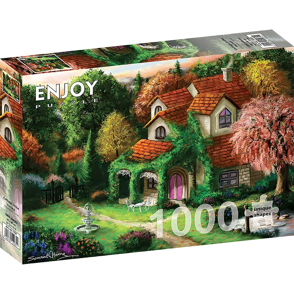 Enjoy Puzzle Cottage in the Forrest - 1000 Teile