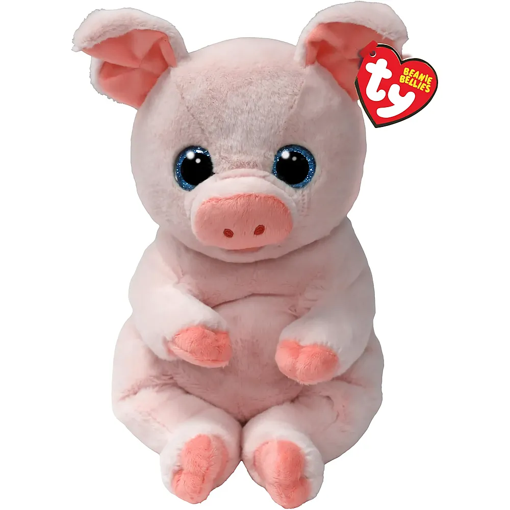 meinspielzeug - Ty Beanie Bellies Penelope das Schwein - 24 cm | Bauernhoftiere Pl�sch