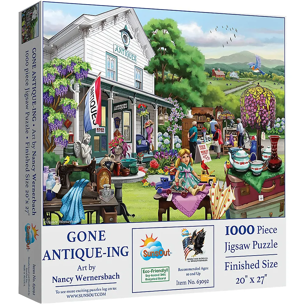 SunsOut Puzzle Nancy Wernersbach Gone Antique-ing - 1000 Teile