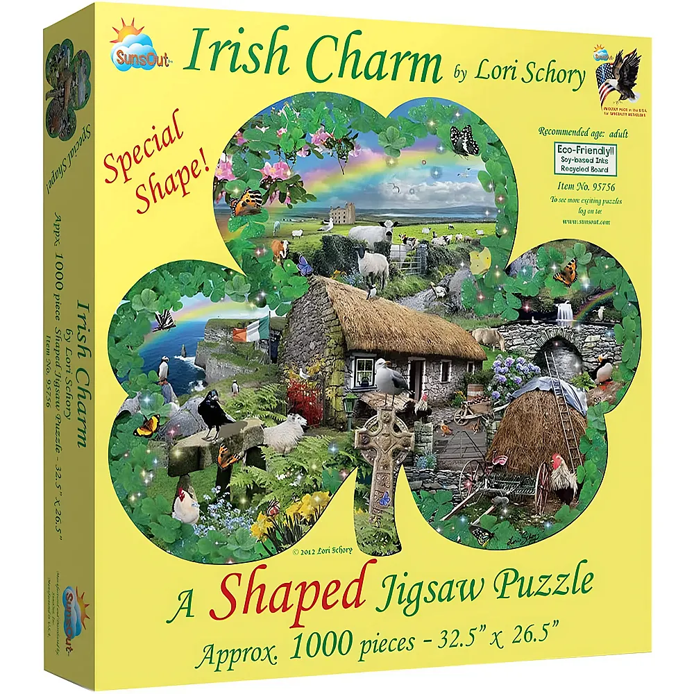 SunsOut Puzzle Lori Schory Irish Charm - 1000 Teile