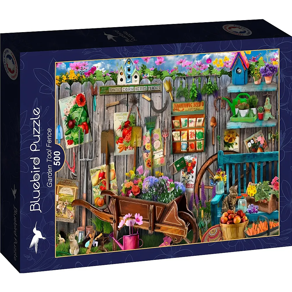 Bluebird Puzzle Gartenger�tezaun 500Teile