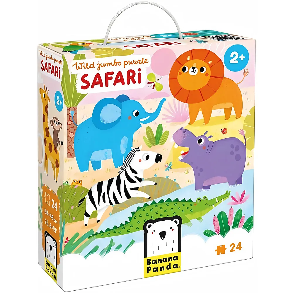Banana Panda Puzzle Wild Jumbo Safari 24Teile