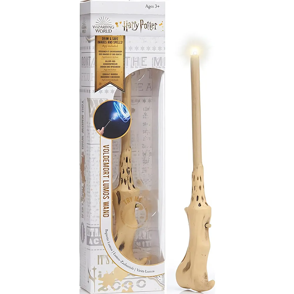 meinspielzeug - Amscan Voldemord Zauberstab mit Licht 17.8cm Harry Potter | Diverses