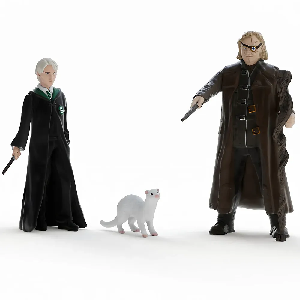 Schleich Harry Potter Mad-Eye Moody & Draco Malfoy mit Frett