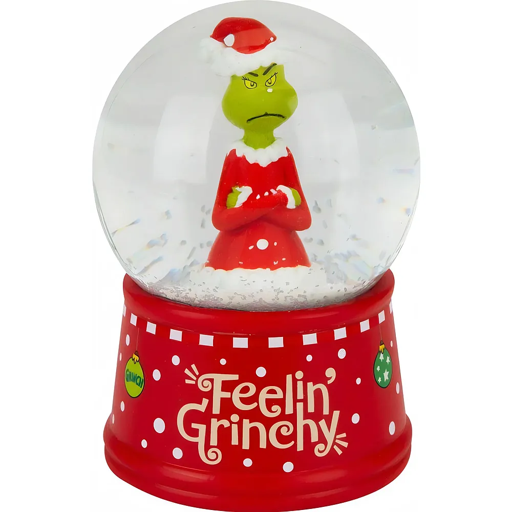 Sombo Grinch Schneekugel 10cm rot Feelin Grinchy