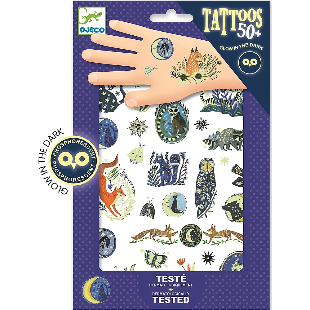 Djeco Tattoos N�chtliche Reflexionen