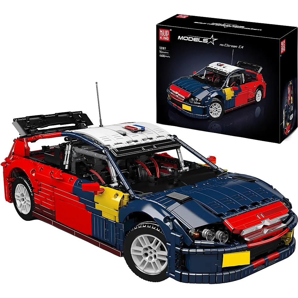 Mould King Models Ultimate French C4 Rally Car 13187 | Klemmbausteine Fahrzeuge