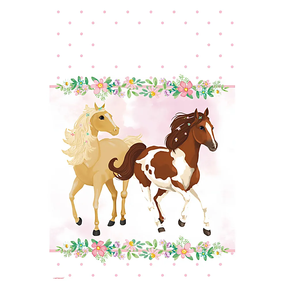 Amscan Papiertten Pferde 8Teile | Kindergeburtstag