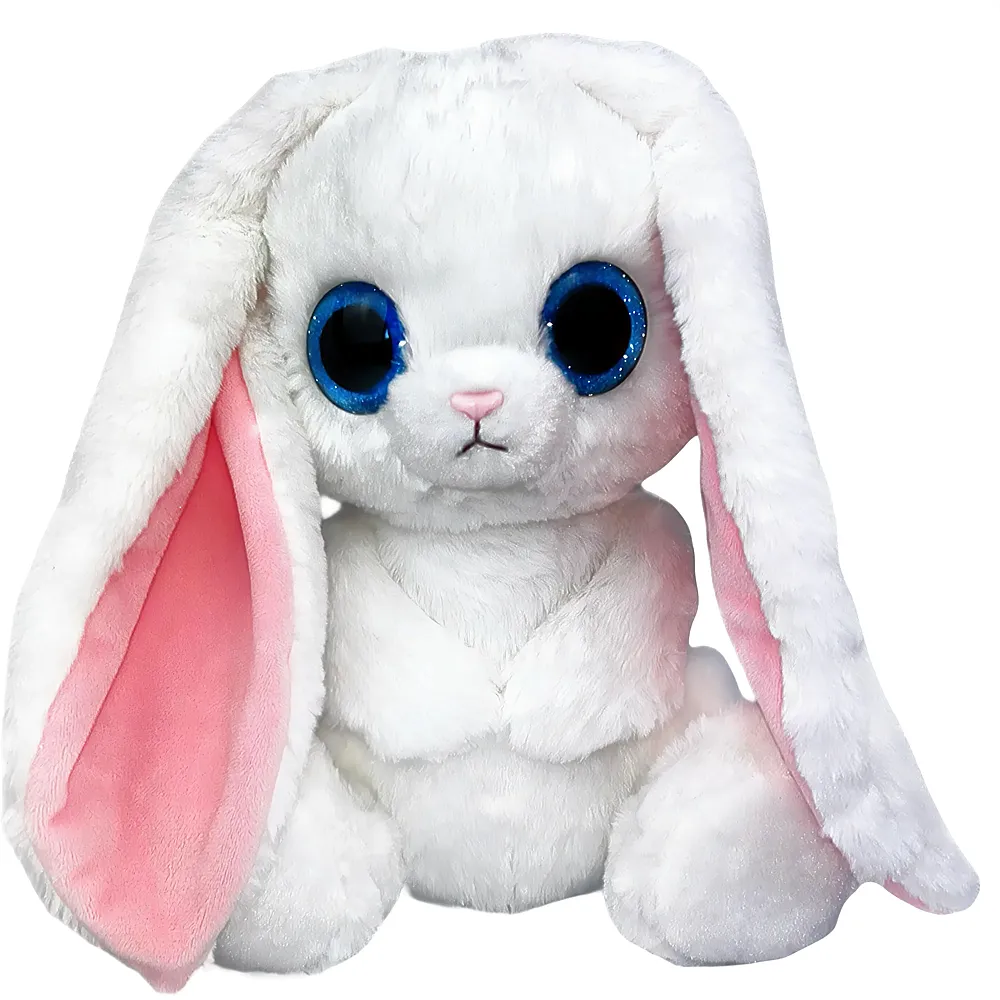 Berramann Hase Banilou mit blauen Augen Weiss - 28 cm - Hasen Pl�sch