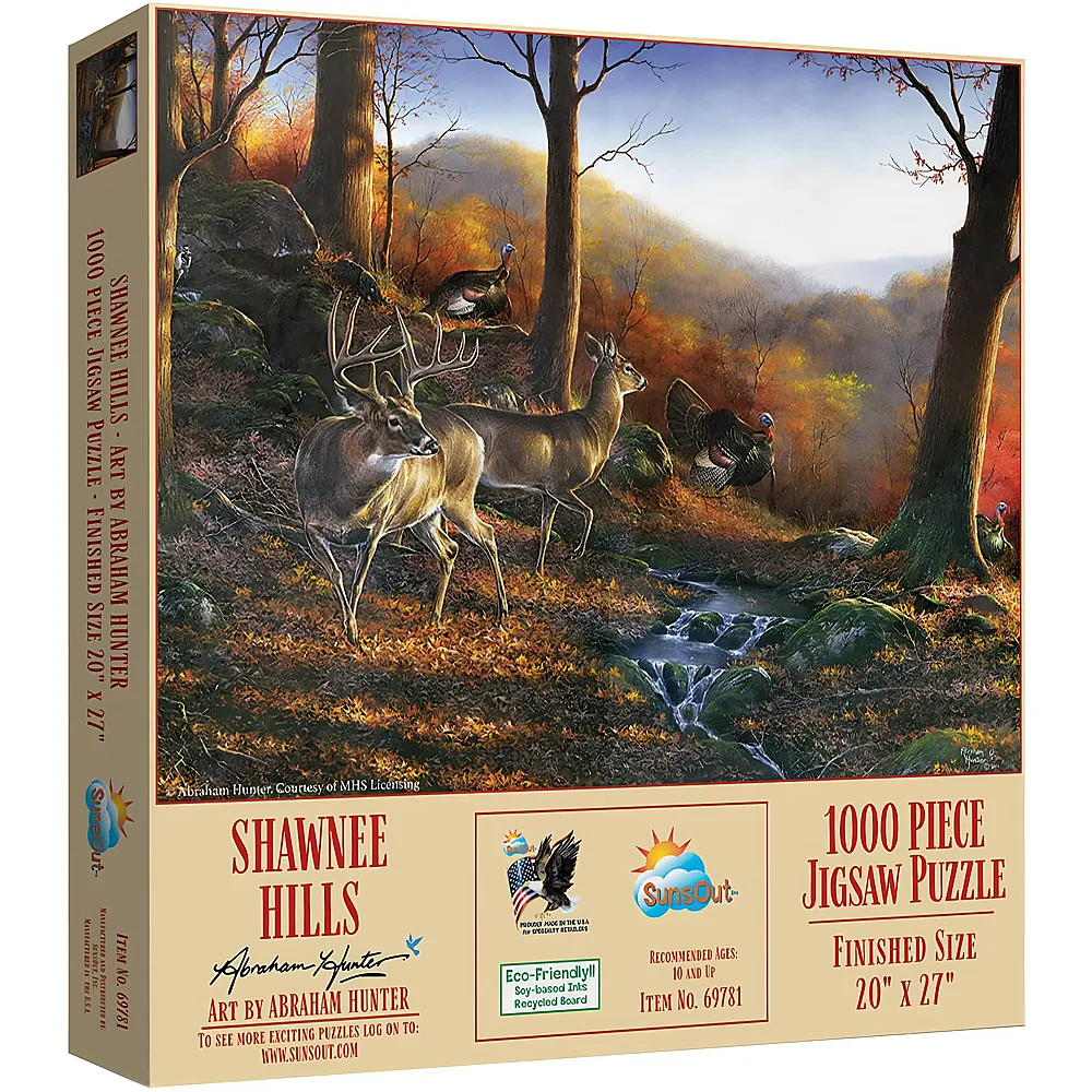 SunsOut Puzzle Abraham Hunter Shawnee Hills - 1000 Teile