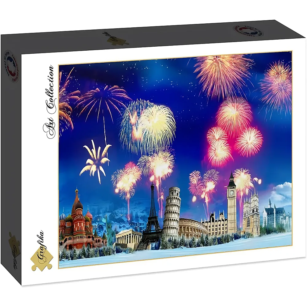 Grafika Puzzle Art Collection New Year's Eve around the World - 2000 Teile