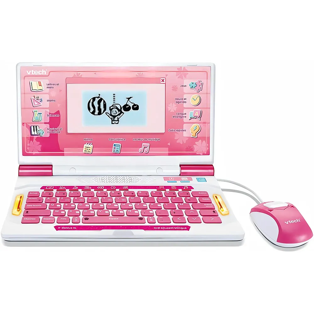 vtech Genius XL Ordi �ducatif bilingue rose