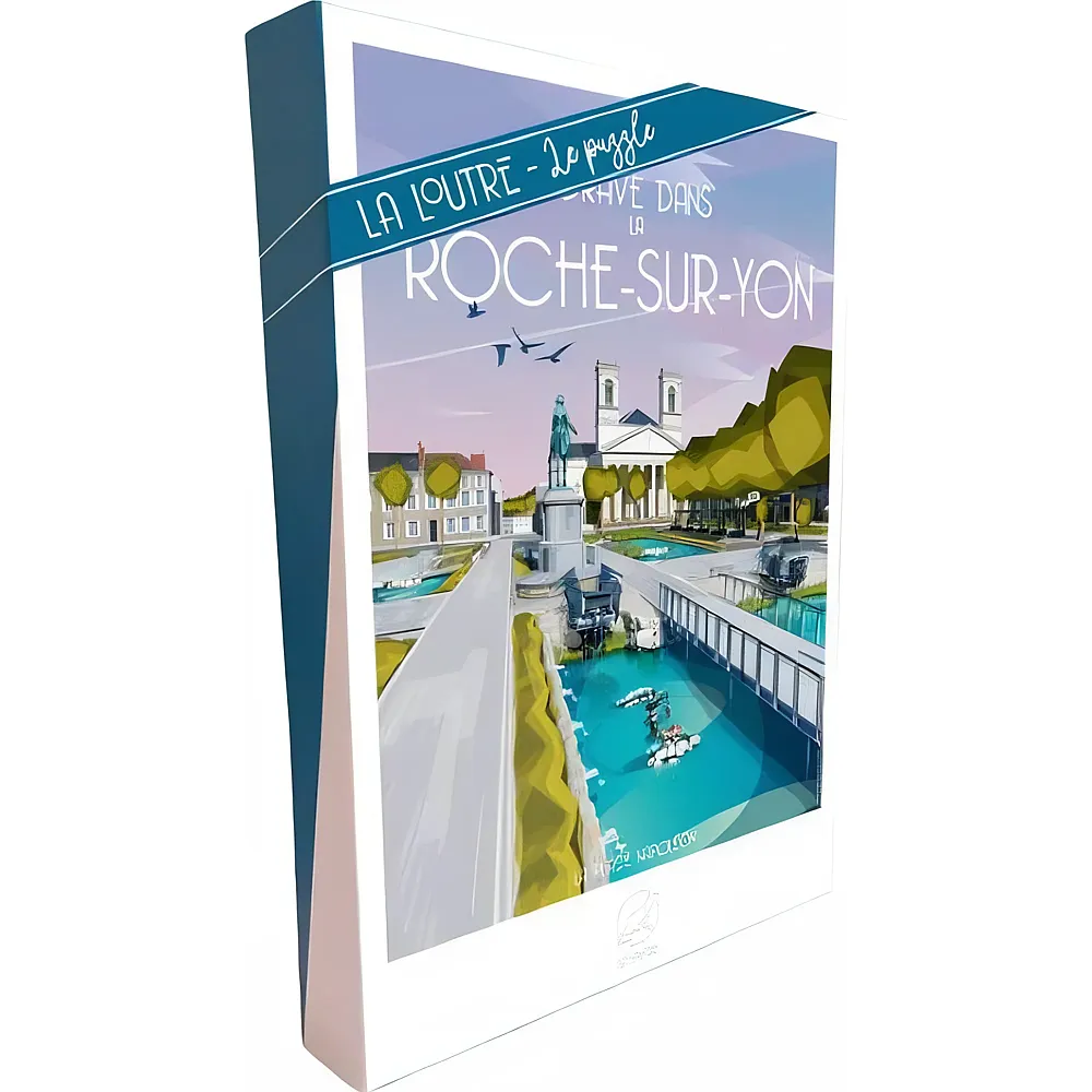 La Loutre Puzzle Grav� dans la Roche-Sur-Yon, La Place Napol�on - 1000 Teile