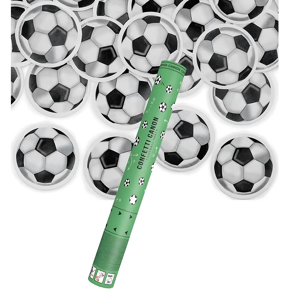 Partydeco Konfettikanone Fussball - Suche
