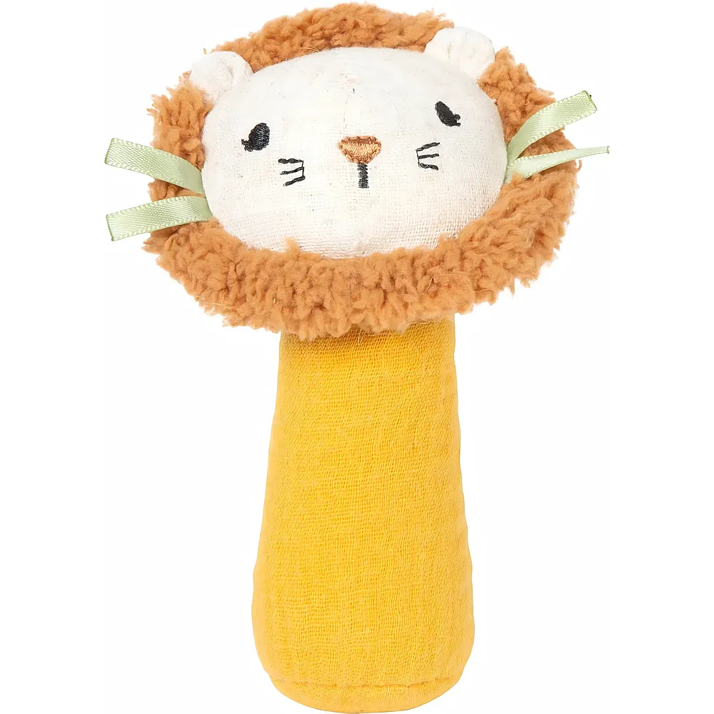Small Foot Kleiner Fu - Stoffgreifspielzeug mit Rassel, kleiner L�we