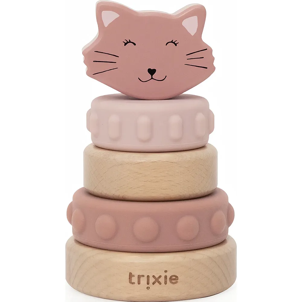 Trixie Stapelturm aus Holz und Silikon Katze