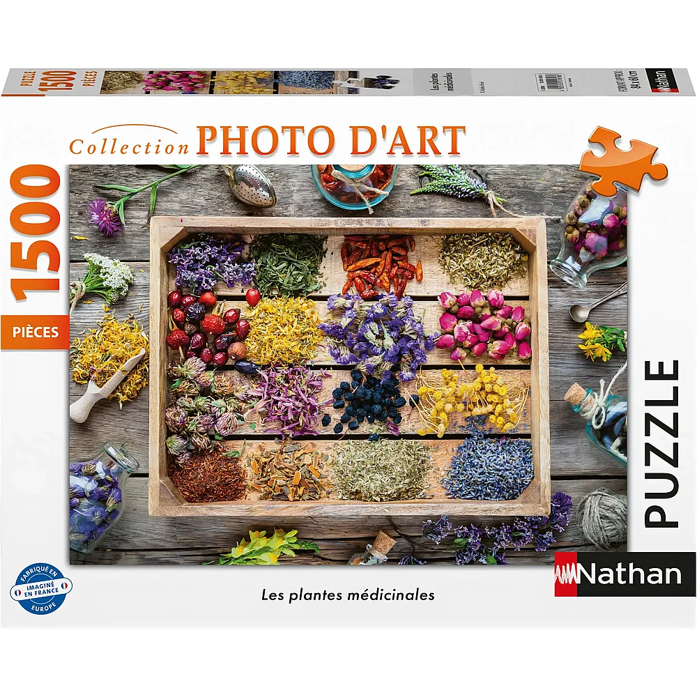 Nathan Puzzle Heilpflanzen - 1500 Teile