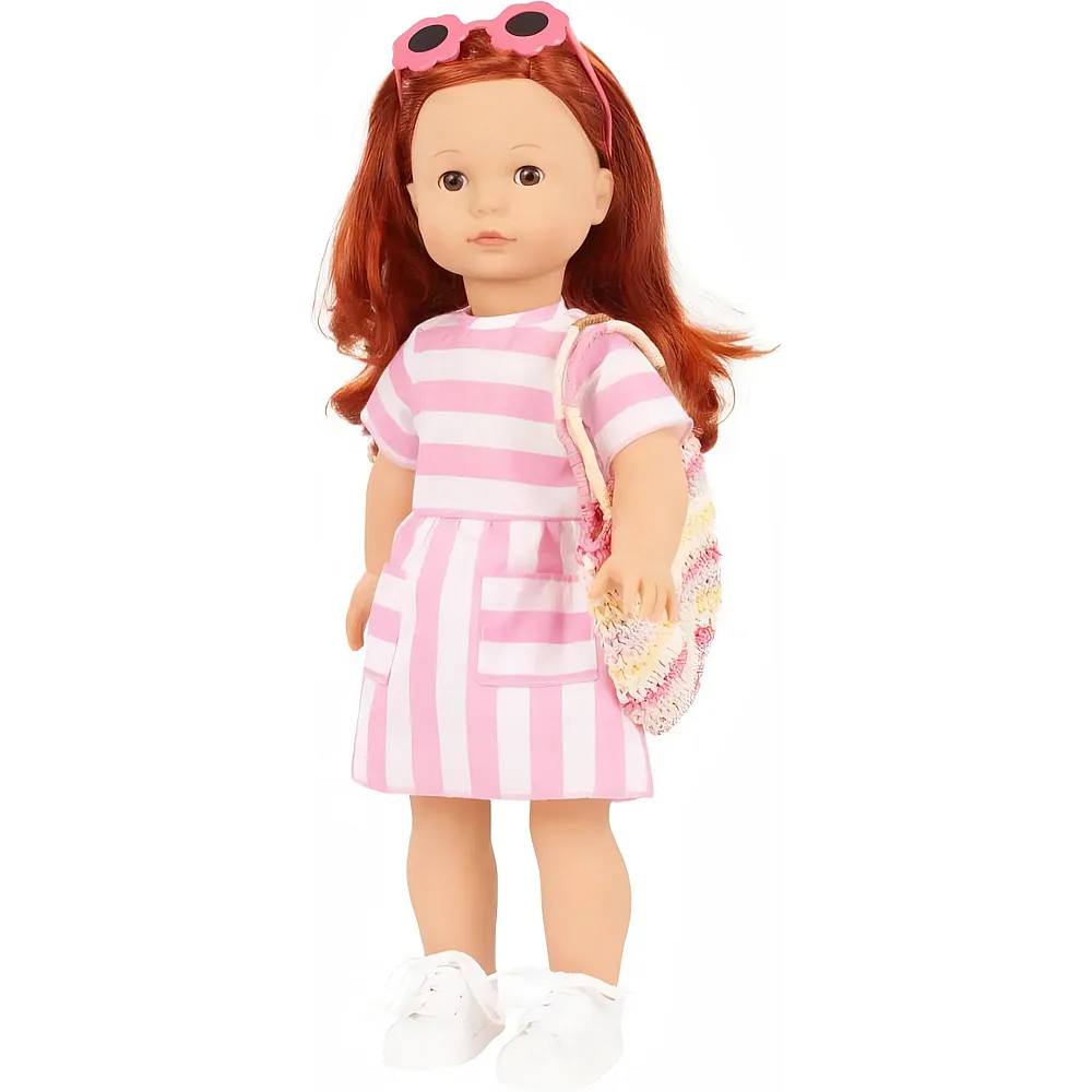 meinspielzeug - G�tz Precious Day Stehpuppe Julia Sommer mit roten Haaren - 46 cm | Stehpuppen