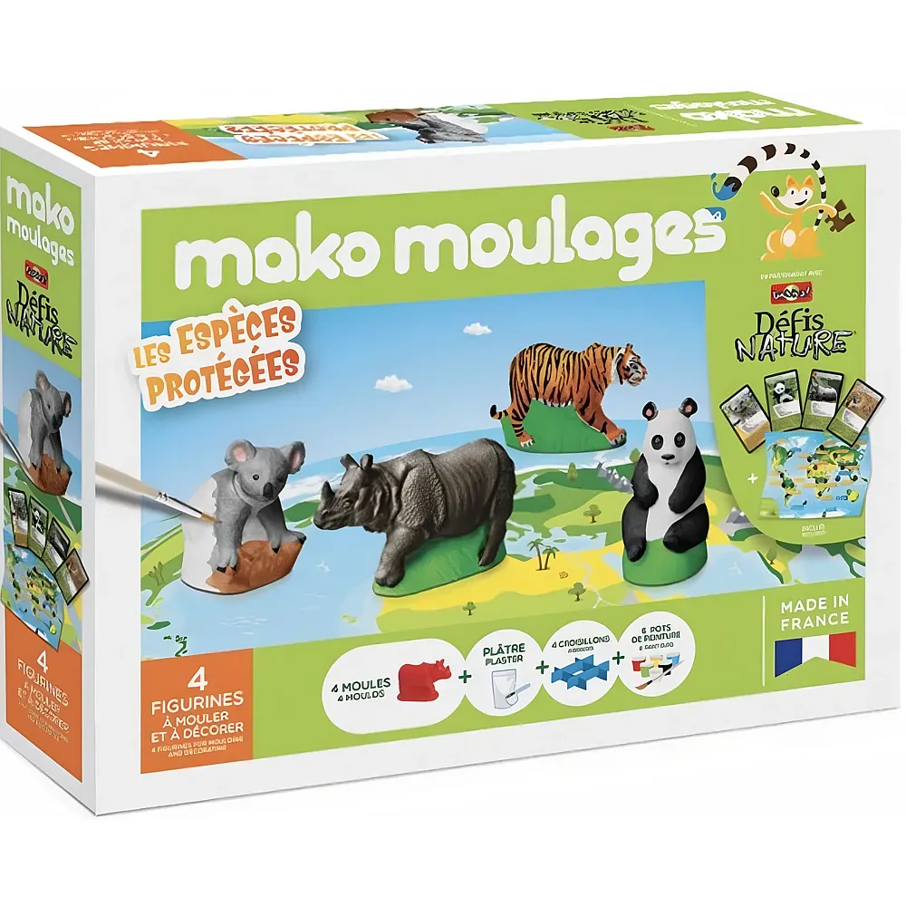 Mako Moulages Mako Coffret Les Especes Protegees Bioviva�4 Moules FR