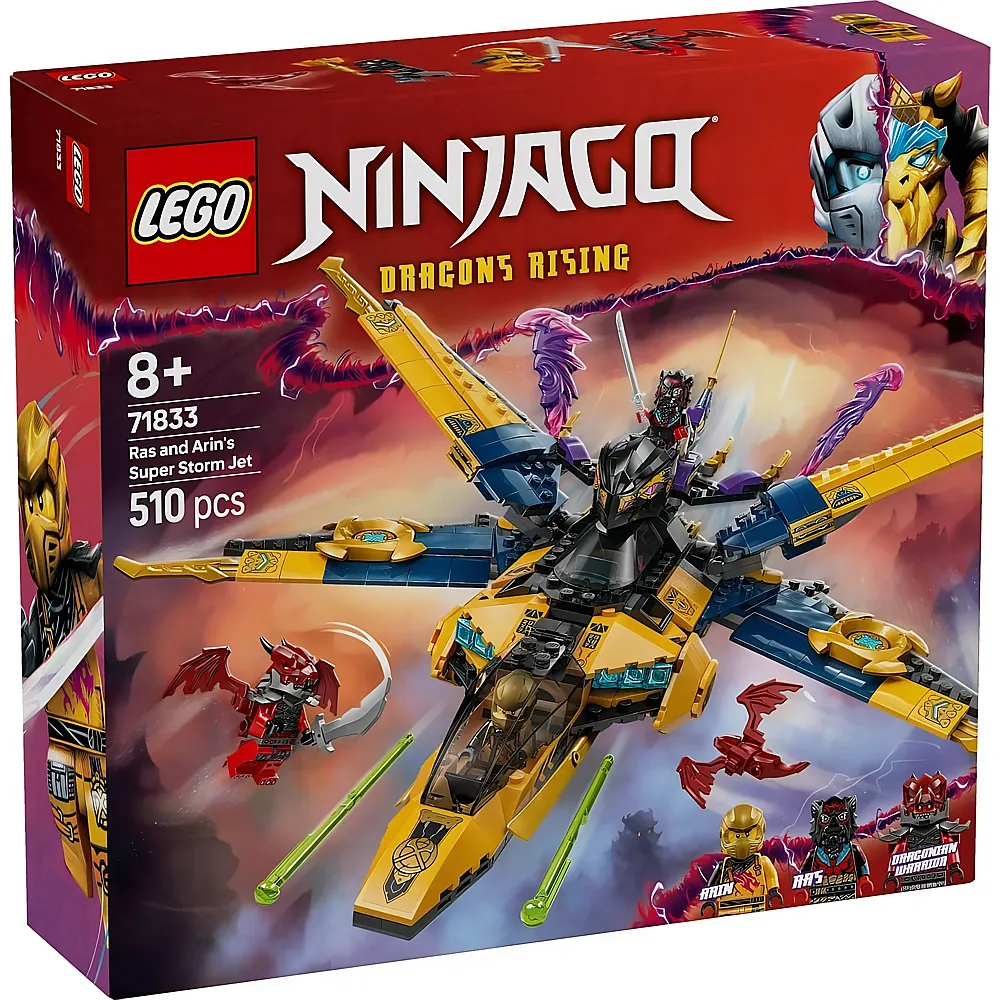 LEGO Ninjago Ras und Arins Super-Sturmflieger 71833