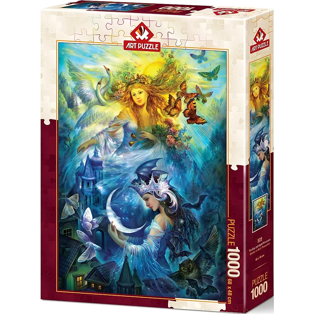 Art Puzzle The Day and Night Princesses 1000Teile