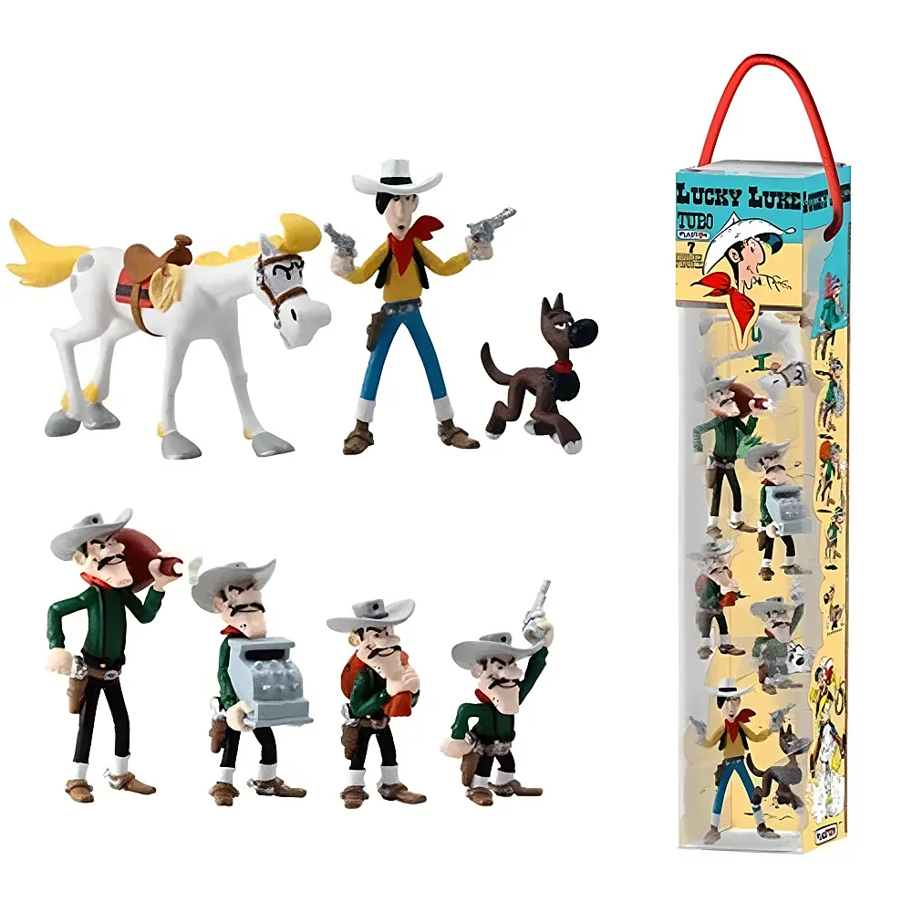 Plastoy Tubo Lucky Luke - 7 Fig.