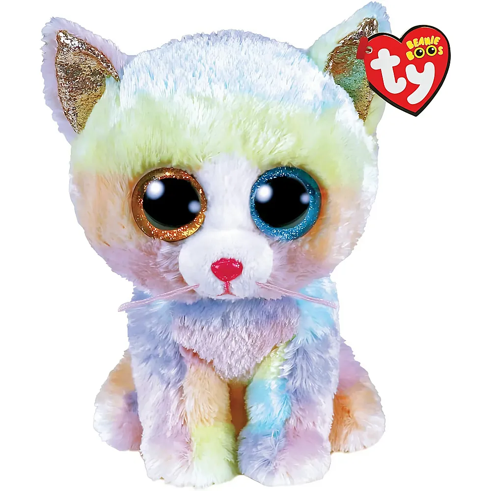 meinspielzeug - Ty Beanie Boos Heather die Katze - 24 cm | Katzen Pl�sch