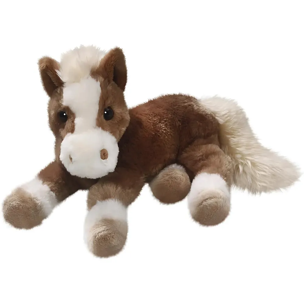 Carl Dick Pferd liegend Braun - 30 cm