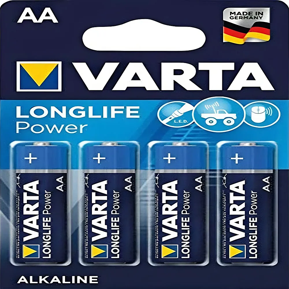 Varta Piles Varta AA Lot de 4 Longlife Power - Marques