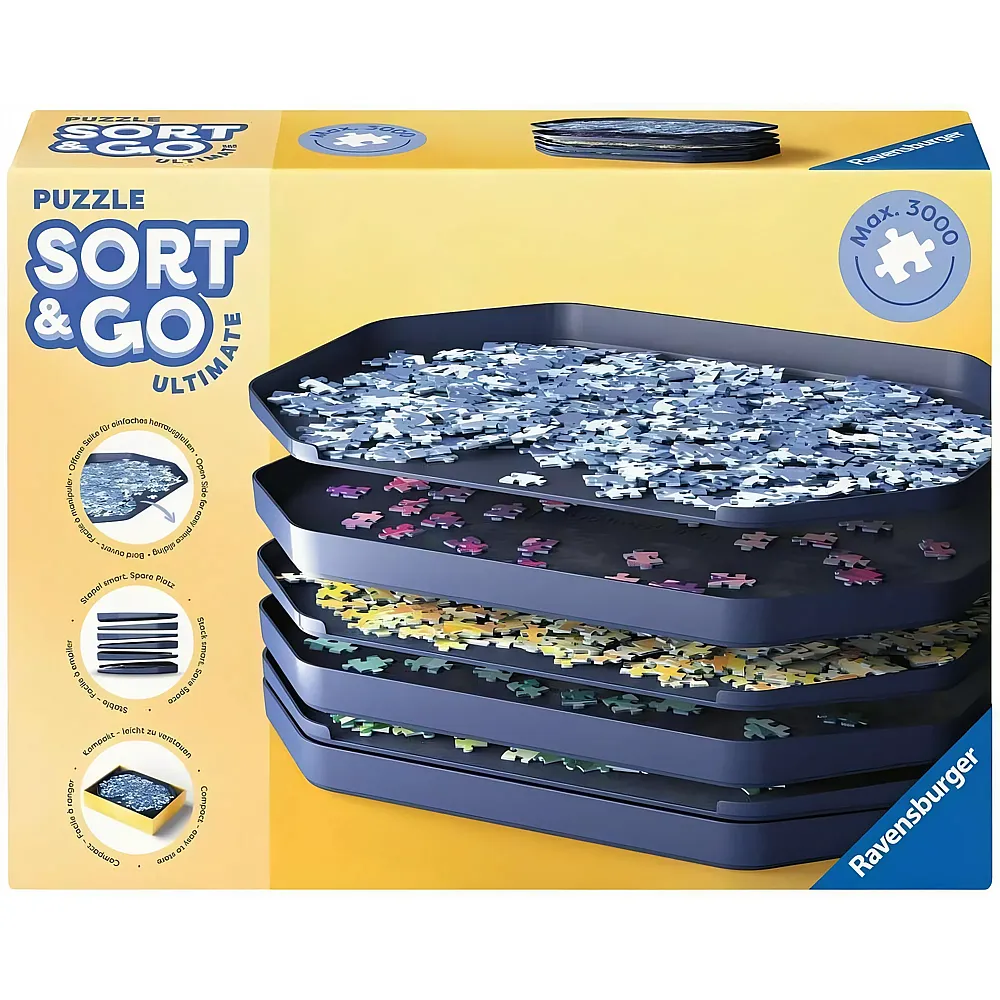 Ravensburger Puzzle Deluxe Sort & Go bis 3000 Teile | Puzzle-Zubeh�r