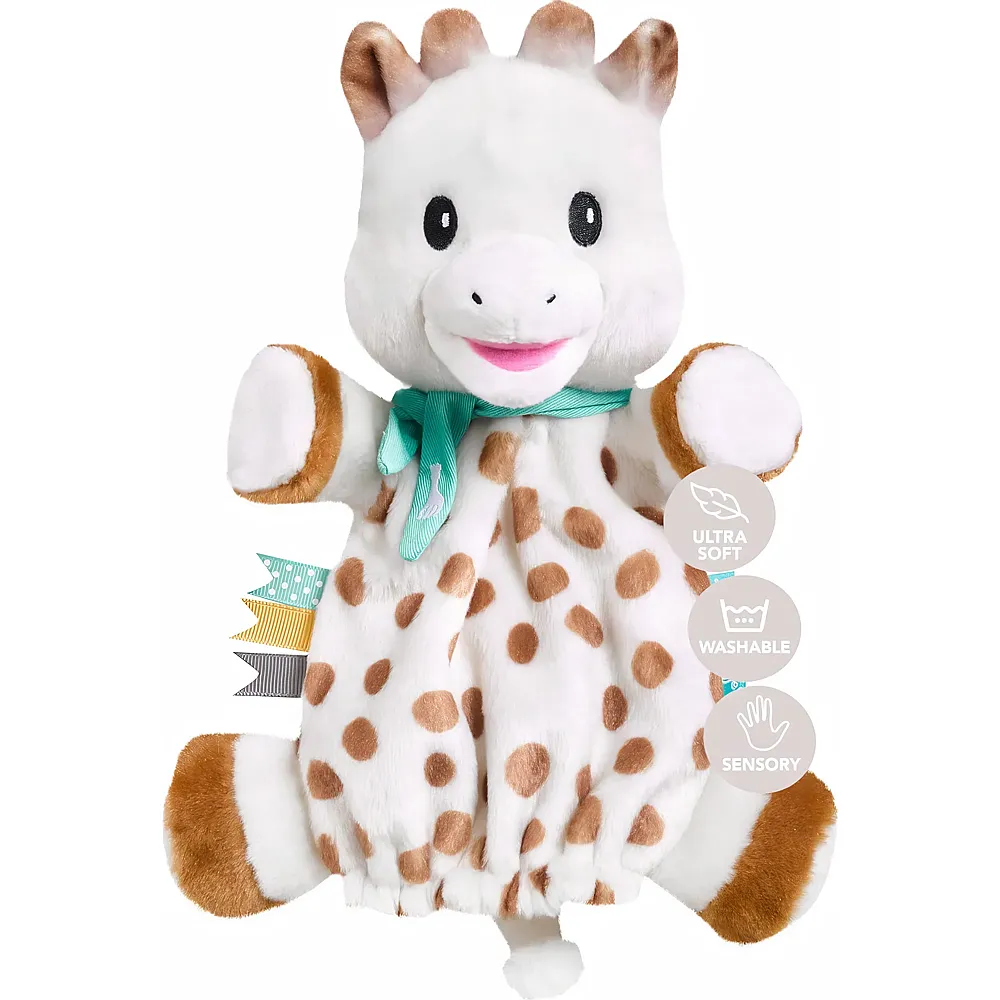 Sophie la girafe Ultraweiches Puppen-Schmusetuch - 26 cm | Schmuset�cher