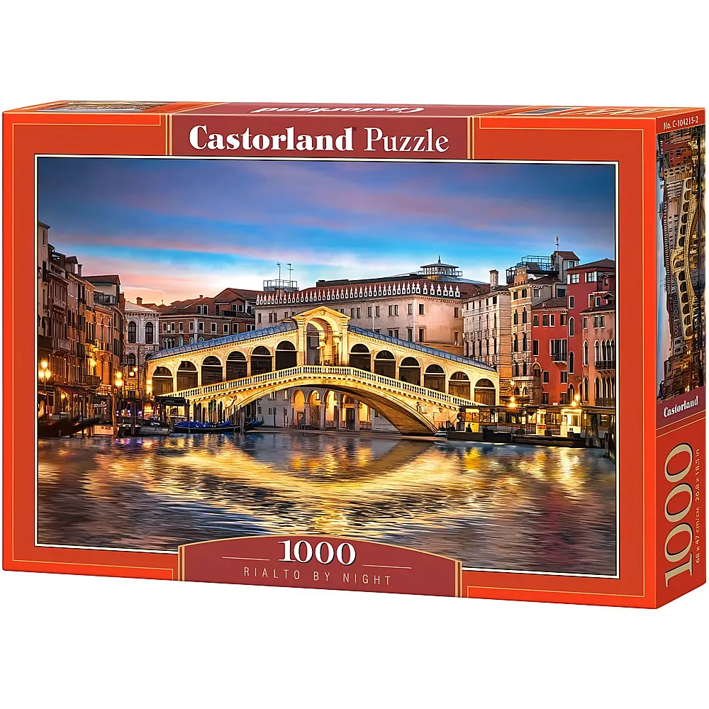 Castorland Puzzle Rialto by Night, Venedig - 1000 Teile