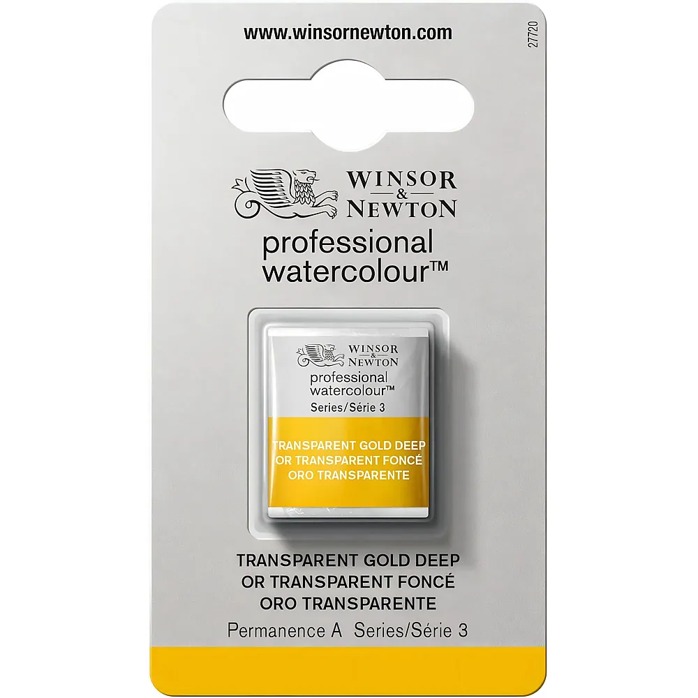 Winsor & Newton W&n Prof. Water Colour 1/2 Npfchen Transparent Gold Tief